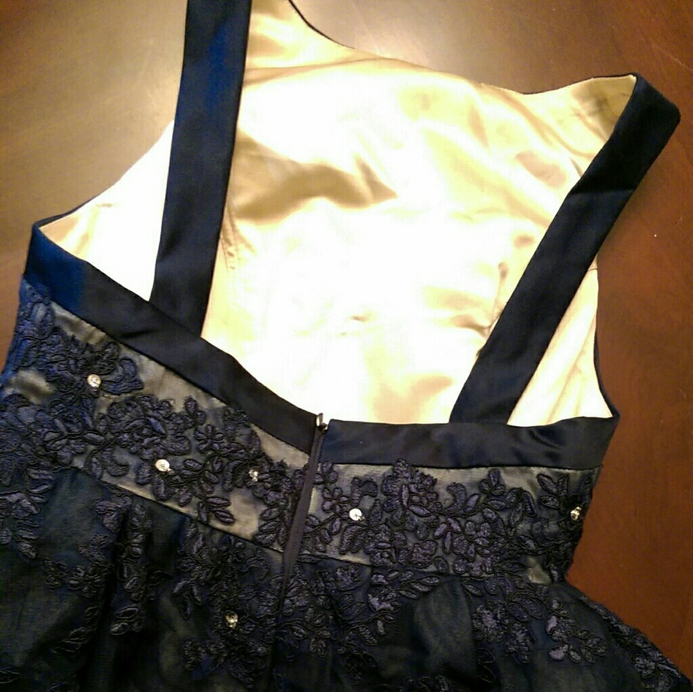 Navy Blue Ball Gown - Picture 8 of 8